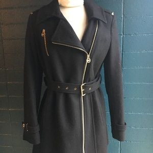 WOMENS COAT - MICHAEL KORS SIZE 10 BLACK
